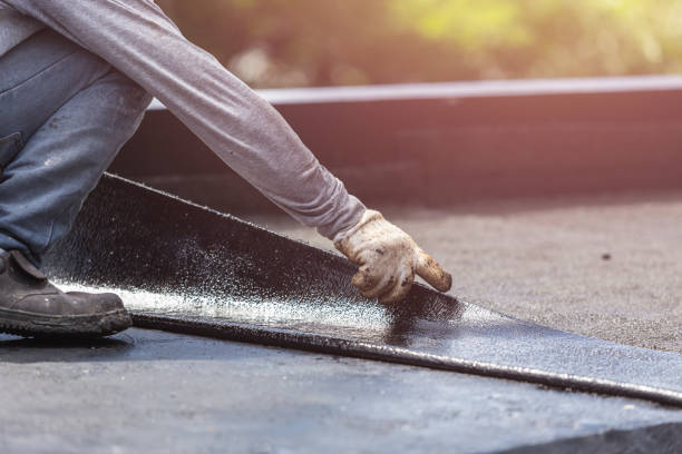 Professional Exterior Waterproofing technician working in Fair Lawn, NJ